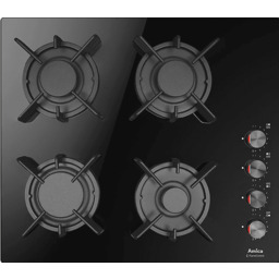 Płyta gazowa do zabudowy AMICA PGCBE6100BOFB Czarne szkło