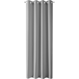 Design91 Gładkie zaciemniające, 8 oczek, miękkie zasłony, nowoczesne,