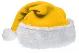 Czapka Mikołaja żółta