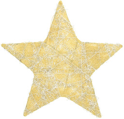 Ozdoba świąteczna Golden Star II 30 cm, 30x30x0,5