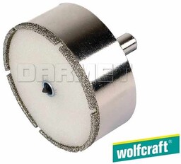 WOLFCRAFT Otwornica diamentowa "Ceramic" z trzpieniem 10MM, średnica: