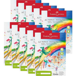 FABER-CASTELL - blok rysunkowy DIN A5, 10 bloków
