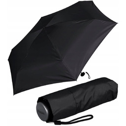 Doppler parasol składany czarny