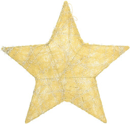 Ozdoba świąteczna Golden Star II 40 cm, 40x40x0,5
