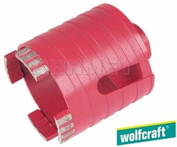 WOLFCRAFT Otwornica diamentowa z gwintem M16, średnica: 82