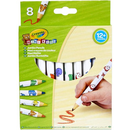 Crayola Mini Kids Kredki Ołówkowe, Wielokolorowy, Od 3