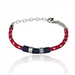 Biżuteria BREIL TJ2785. Bransoletka, Kolor czerwony. Mężczyzna.