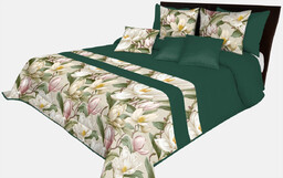 Narzuta z nadrukiem w magnolie NMR-077 Mariall