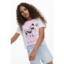 Dwukolorowa koszulka Mickey Mouse