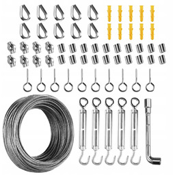 Lina Linka Stalowa Nierdzewna 30M 3MM 64W1 Wytrzymała