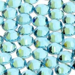 Cyrkonie do paznokci szklane SS3 Aquamarine ok.50 szt