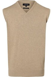 Andrew James Męski sweter Mężczyźni Bawełna beżowy marmurkowy