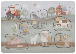 Little Dutch Puzzle Dźwiękowe Little Farm