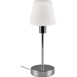 Lampa stołowa nikiel mat z włącznikiem dotykowym LUIS