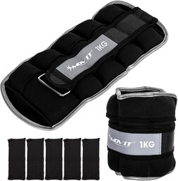 REGULOWANE OBCIĄŻNIKI NEOPRENOWE 2x 1 KG NA RĘCE