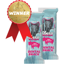 Ibero Dental Snacks Beef Carrot - 2x S/M