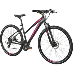 INDIANA Rower crossowy X-Cross 2.0 D19 damski Czarno-różowy