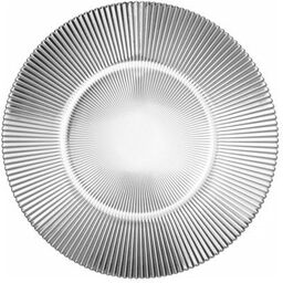 TALERZ PŁYTKI AURA 280mm SZKLANY FINE DINE