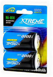 2x Akumulator XTREME R20 Ni-MH 10000mAh
