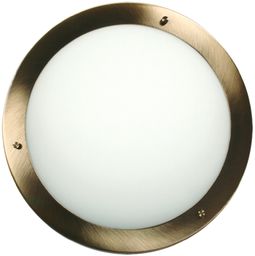 Candellux AQUILA 12-69962 plafon lampa sufitowa patyna szklany