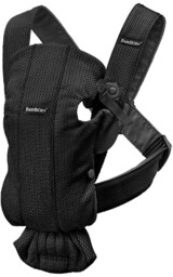 Babybjorn, Mini 3D Mesh, Nosidełko, Czarny
