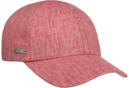 Czapka Light Summer by Seeberger, czerwony, One Size