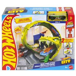 Hot Wheels Tor City Zakręcony tor Węża JBM63