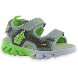 Dziecięce sandały z podświetlaną podeszwą LED dla chłopca