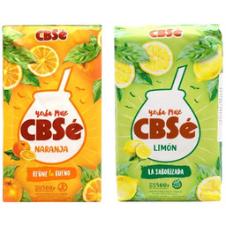 Zestaw Yerba Mate CBSe Pomarańcza i Cytryna 2x500g
