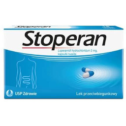 Stoperan 2mg - Lek na biegunkę, 18 kapsułek