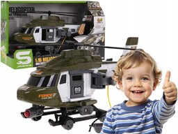 HELIKOPTER RATUNKOWY zabawka dla dzieci śmigłowiec KOSZ RATUNKOWY