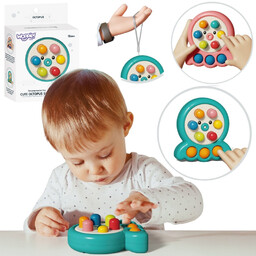 WOOPIE Gra Zręcznościowa Wbijanka Kreta Sznurek Ośmiornica Zielony