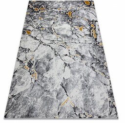 Dywan GLOSS nowoczesny 528A 58 Marmur, kamień, stylowy,