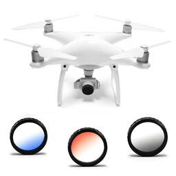 Zestaw 3 filtrów gradientowych do DJI Phantom 4