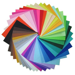 Filc dekoracyjny, zestaw 40 arkuszy