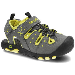 Kangaroos Szare Sandały Wygodne Buty Dziecięce