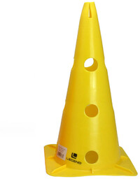 Legend Pachołek z otworami 38cm żółty