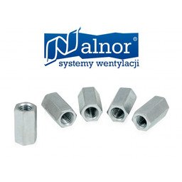 Mufy do łączenia prętów gwintowanych 8mm, ocynkowane (100sz)