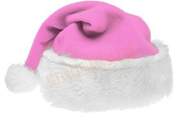 Czapka Mikołaja jasnoróżowa