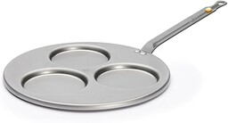 De Buyer Blini patelnia z 3 wgłębieniami, 27