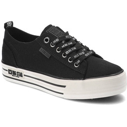 Big Star Czarne Trampki Modne Buty Damskie