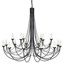 Żyrandol Carisbrooke CB18-BLACK - Elstead