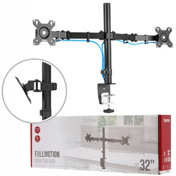 Uchwyt do monitora Hama Standard 2 ramiona 13-32''