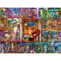 Ravensburger 12000190 - Bogata bilblioteka - puzzle 1500