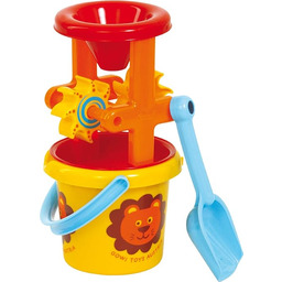 GOWI 558-35-piaskowy zestaw młynków, 3-częściowy, piaskownica i zabawka