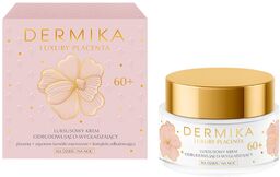 Dermika Luxury Placenta 60+, luksusowy krem odbudowująco-wygładzający, 50