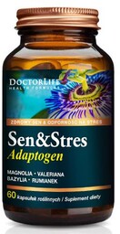 Doctor Life Sen & Stres Adaptogen, 60 kaps.