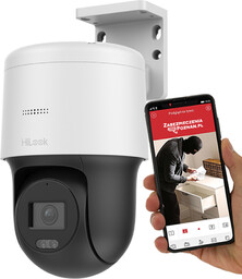 Kamera obrotowa IP HiLook PTZ-N2MP Mikrofon, Dual Light,