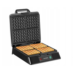 Gofrownica na 4 Gofry Szybkie Nagrzewanie Termostat Duża