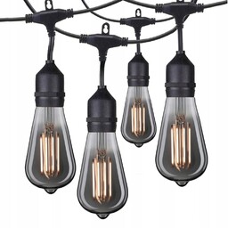 Girlanda Ogrodowa Łańcuch 10m E27 Żarówki Led
